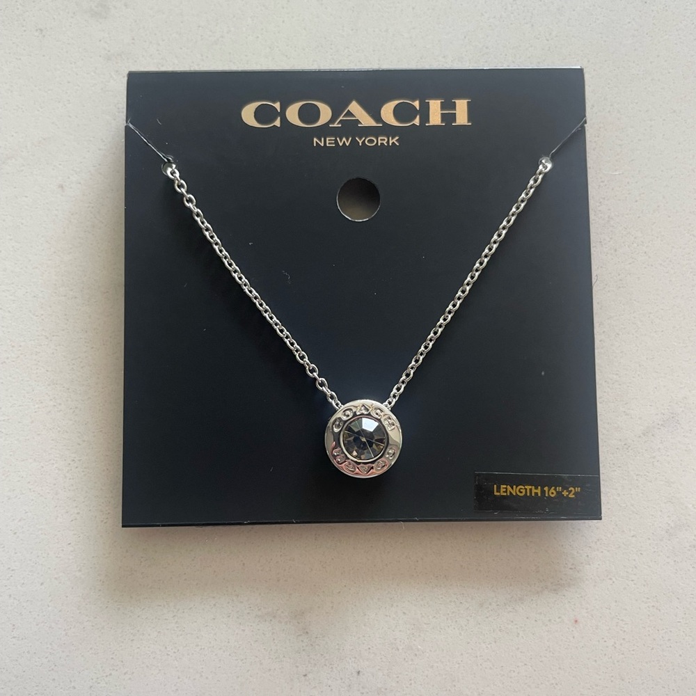 Coach Silver Necklace